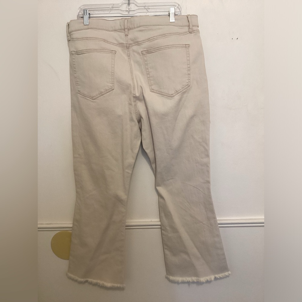 Loft Outlet Flare Cropped Pants - Picture 2 of 2